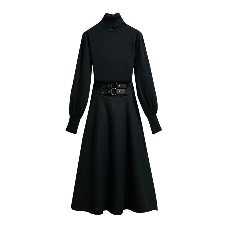 Evelyn™ | Classic Hepburn Style Dark Dress