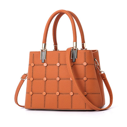 Riley™ | Fashion Handbag With Rivet Accents